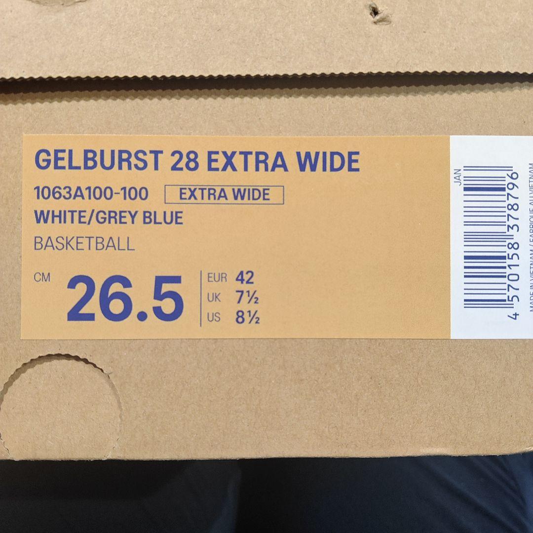 GELBURST 28 EXTRA WIDE ゲルバースト　26.5cm