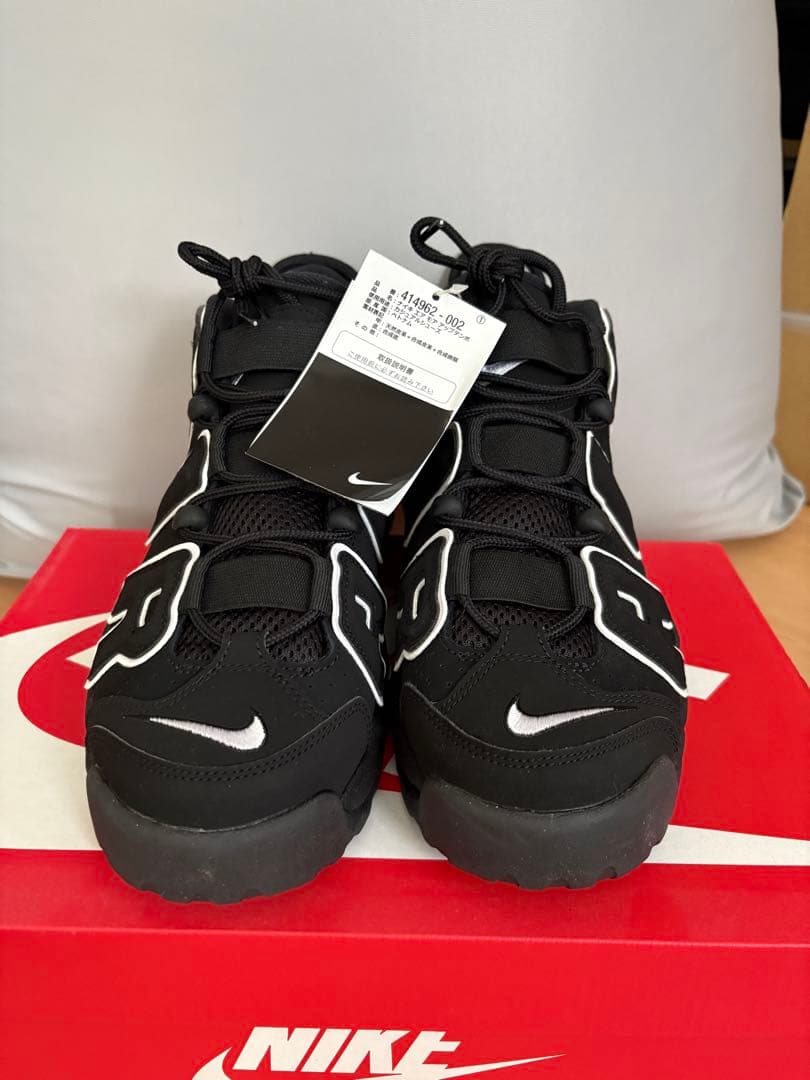 シューズ(男性用) Nike Air More Uptempo \"Black/White\"2020