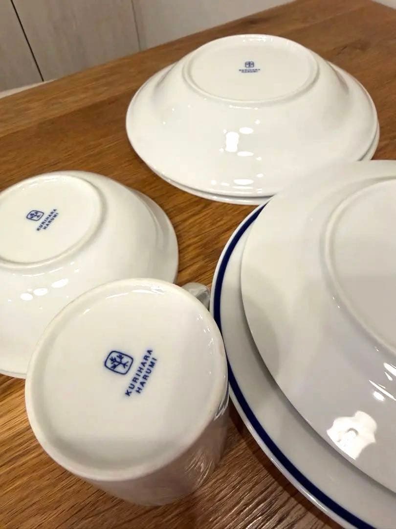 栗原はるみブルーライン 食器ペア8セット