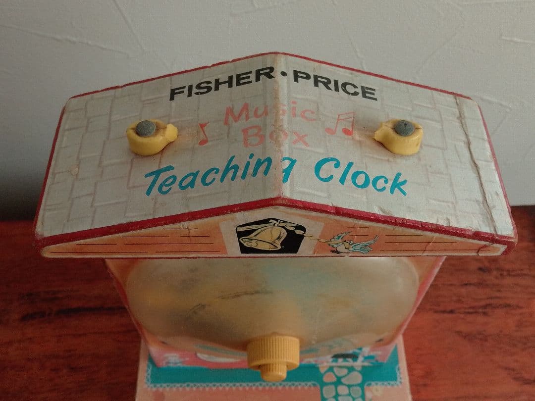 アメリカ 60年代 Fisher-Price Clock 音楽ボックス