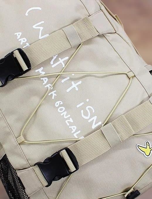 マークゴンザレス 2ベルト バンジーコードリュック ベージュ