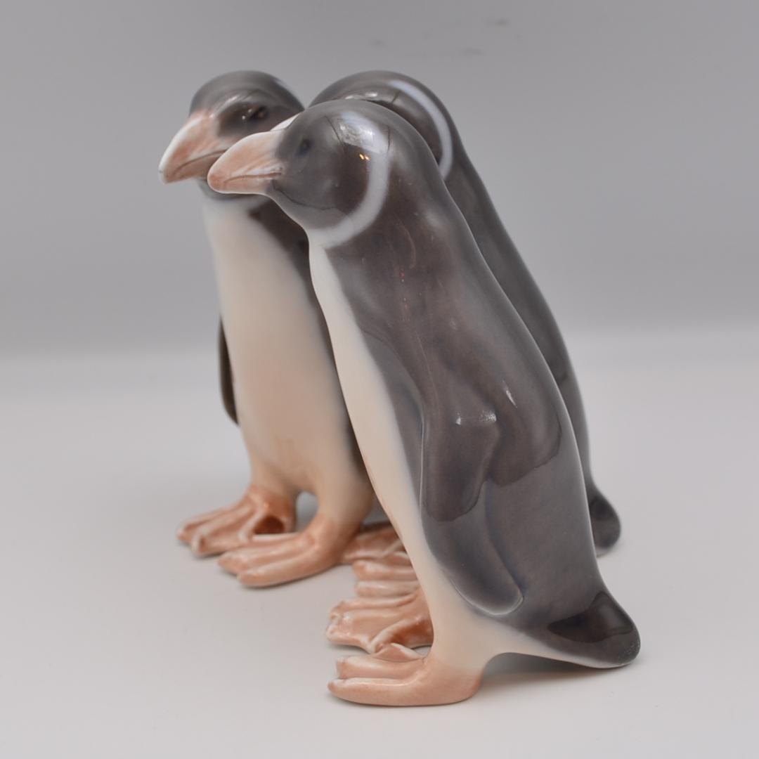 ３匹のペンギン　＃1284　★ロイヤルコペンハーゲン　デンマーク　ご成約済み