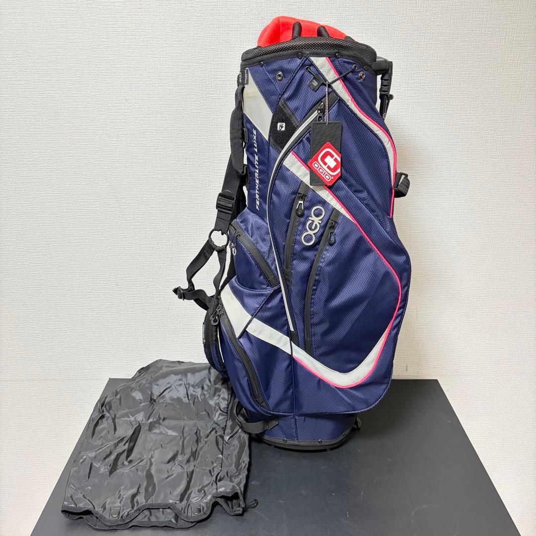 OGIO オジオ スタンドキャディバッグ フェザーライト リュクス ネイビー