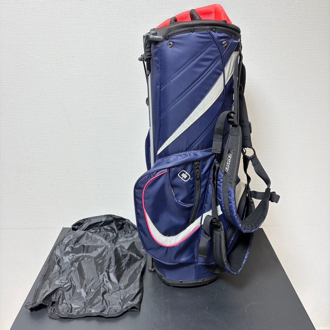 OGIO オジオ スタンドキャディバッグ フェザーライト リュクス ネイビー