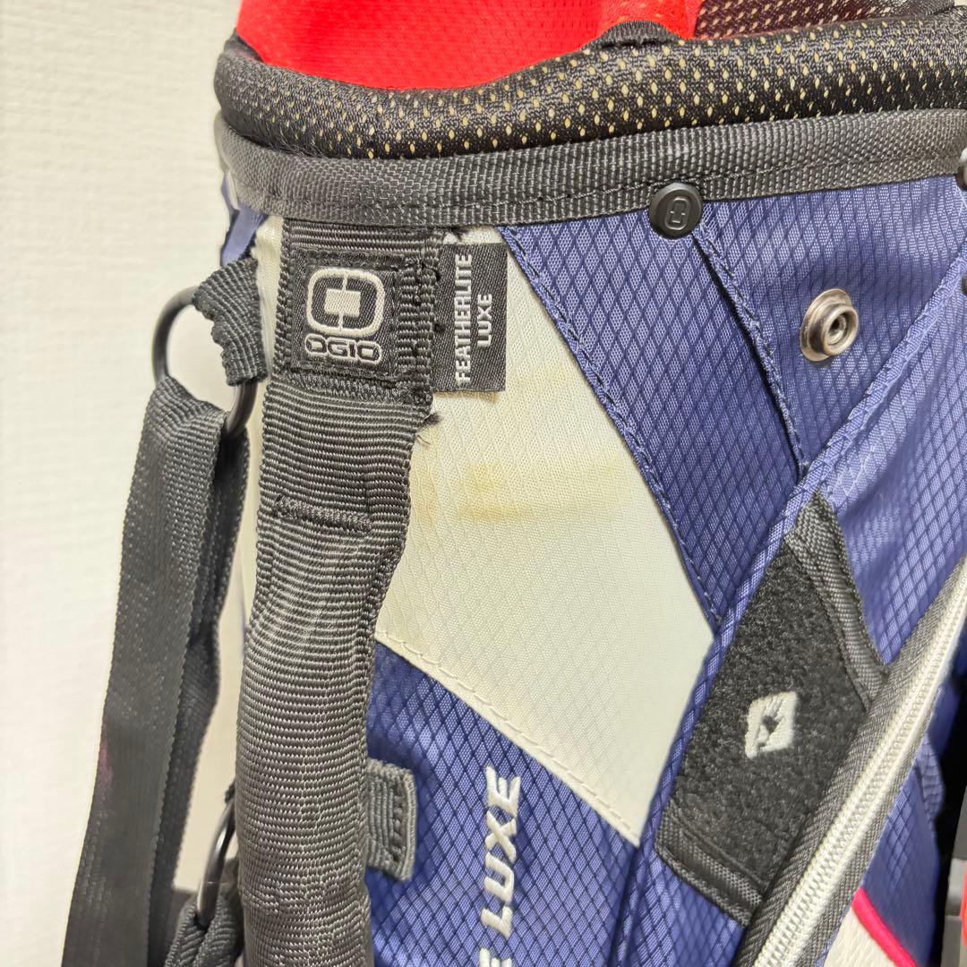 OGIO オジオ スタンドキャディバッグ フェザーライト リュクス ネイビー