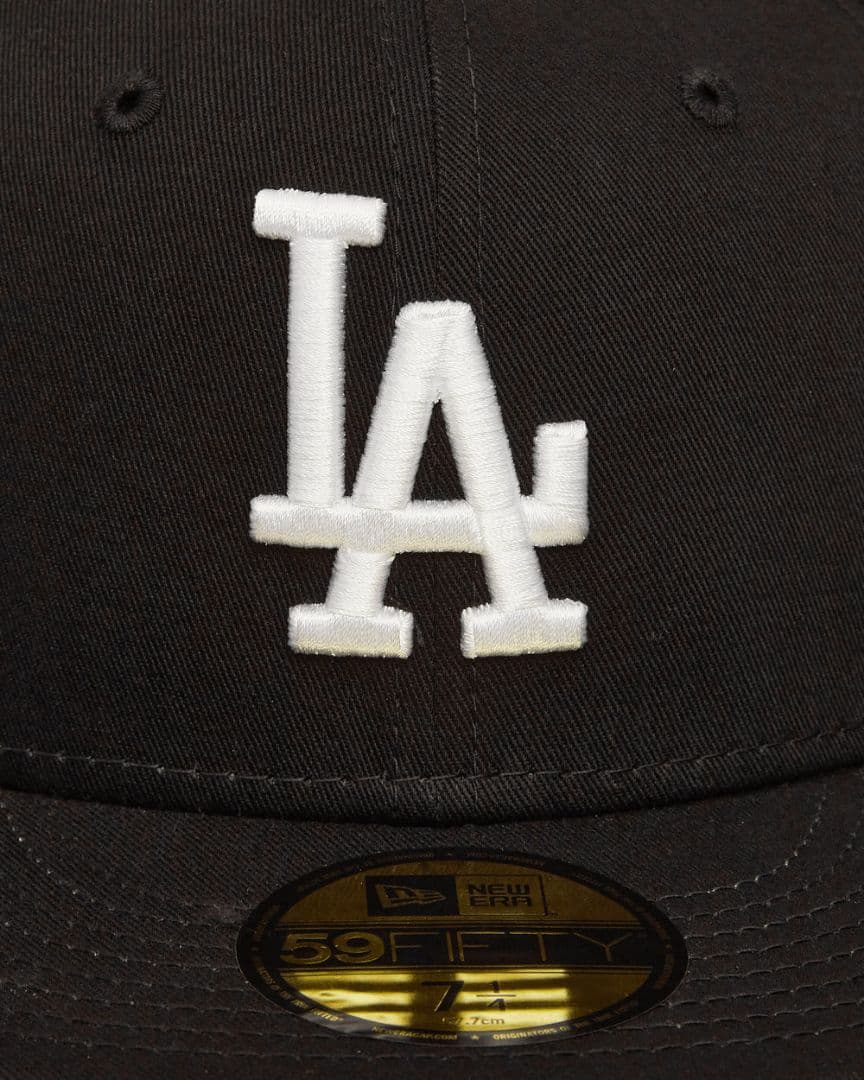 ニューエラ NEW ERA 海外モデル 59fifty 黒 LAドジャース 新品