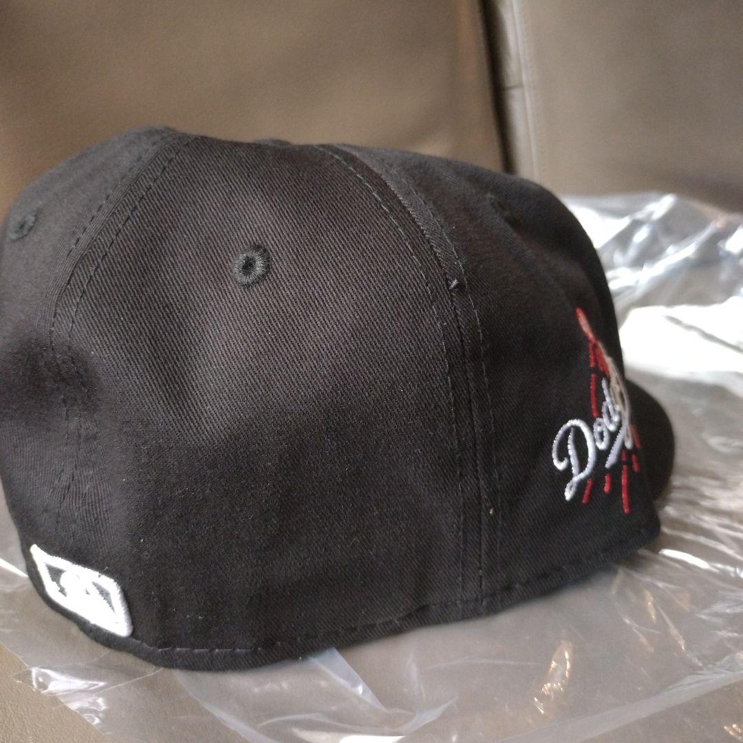 ニューエラ NEW ERA 海外モデル 59fifty 黒 LAドジャース 新品