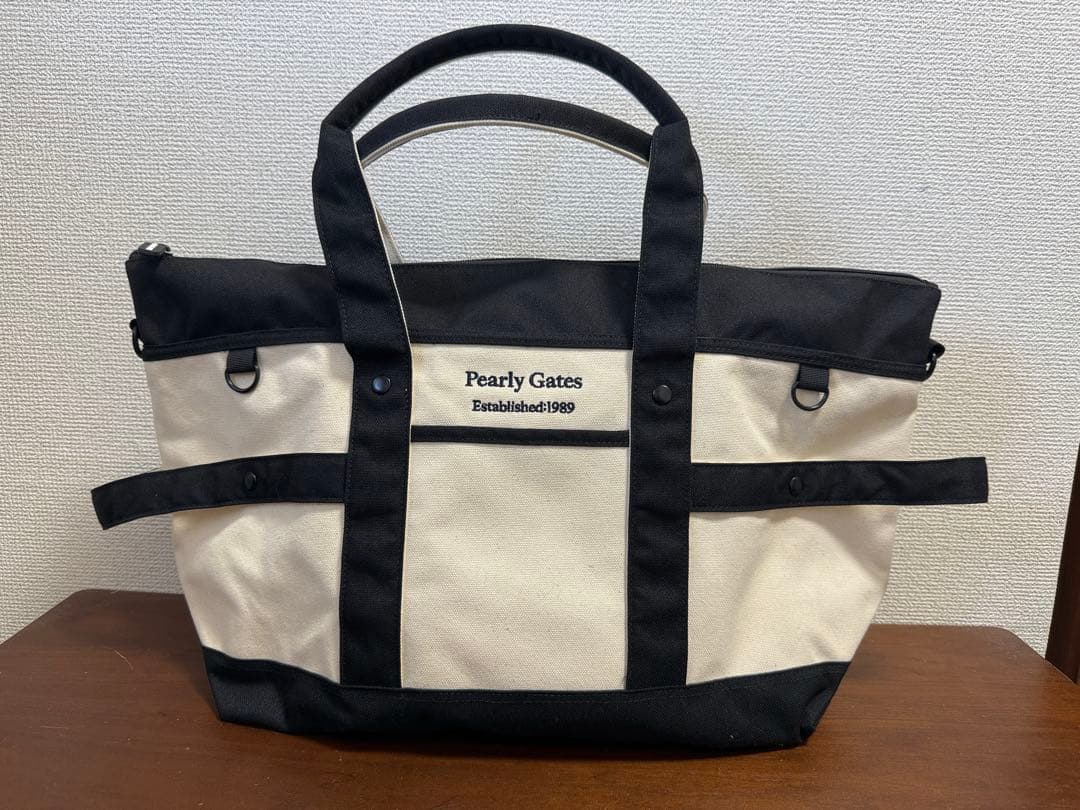 【PEARLY GATES】帆布ロッカーバッグ (UNISEX)