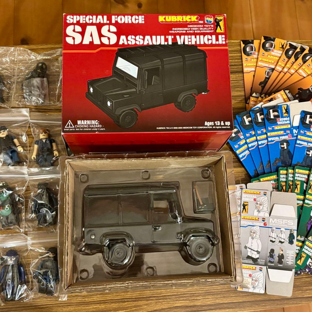 キューブリック スペシャルフォース SAS アサルトビークル！セット