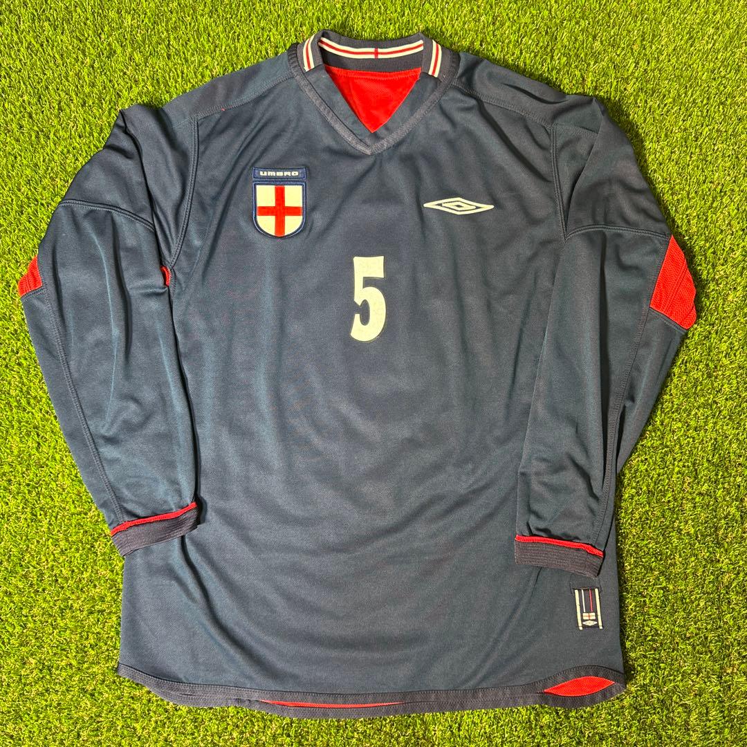 k*n様 イングランド代表　2002年 umbro アンブロ ユニフォーム リバ