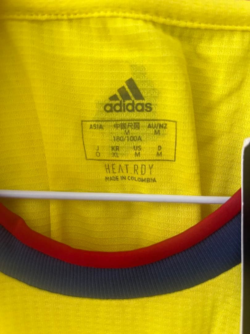 新品・未使用adidasコロンビア代表オーセンティックホームユニフォームOサイズ