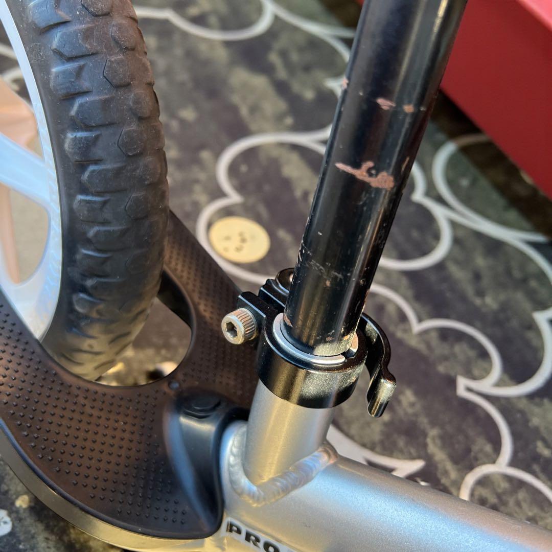 N*u様 STRIDER PRO ストライダー プロ シルバー 自転車 子供用