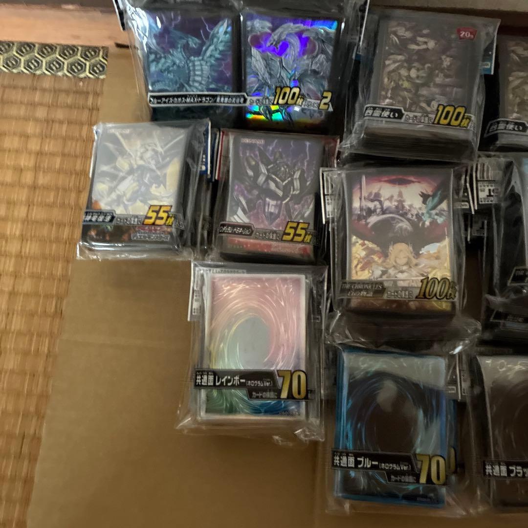 遊戯王　まとめ売り　スリーブ　プレイマット　未開封BOX