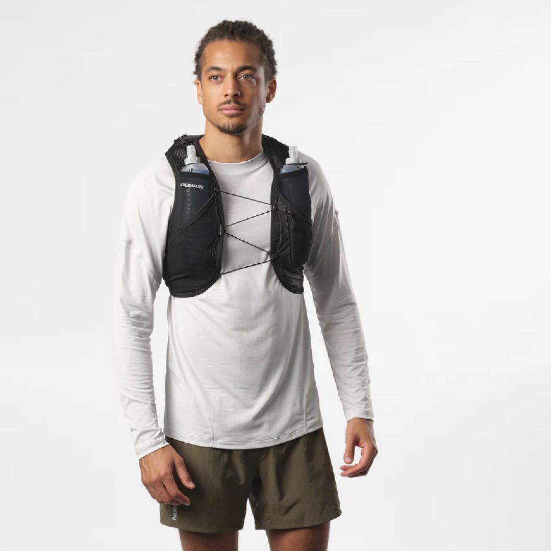 Salomon Active Skin 8 フラスク無しトレラン ザック ベスト