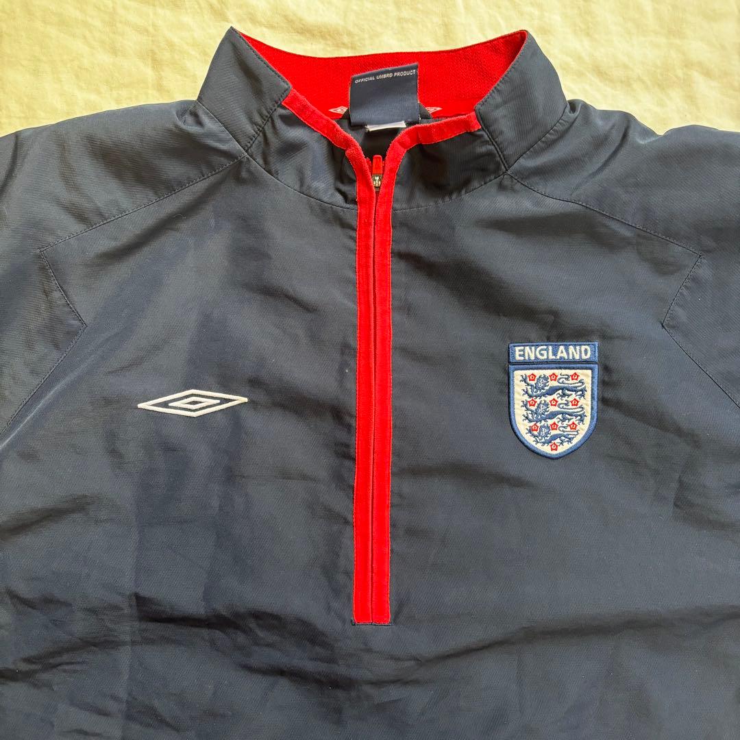 90s UMBRO アンブロ ナイロン ピステ 半袖 在原みゆ紀 イングランド