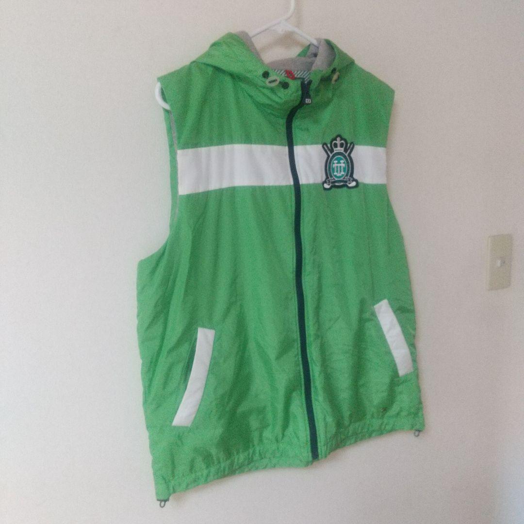 トミーヒルフィガーゴルフ キルティング中綿ベスト メンズ　緑　LL