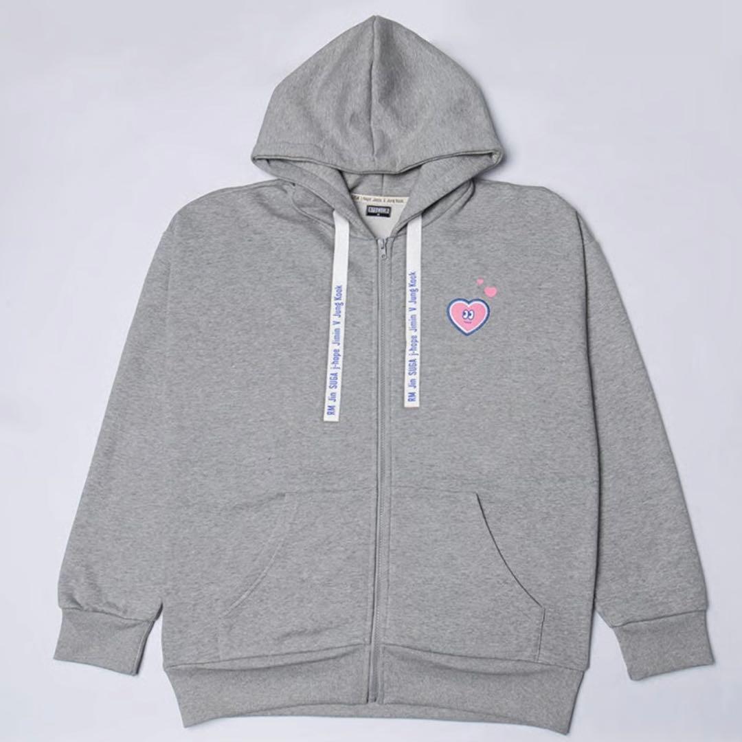 BTSワールド 「公式」ジップアップパーカー スウェットシャツ まとめ売りセット