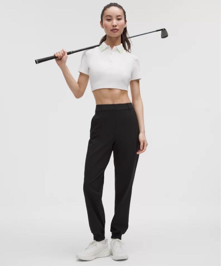 新品 lululemon ストレッチツイル ゴルフジョガー