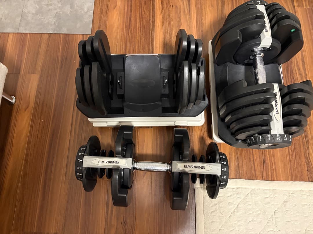 BARWING 可変式ダンベル 40kg x 2個セット その1/2