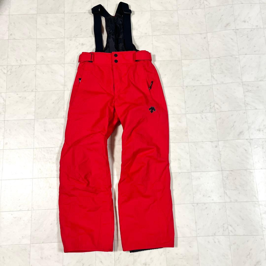 DESCENTE スキーウエア メンズ M ボードウエア ウエア上下 赤 黒