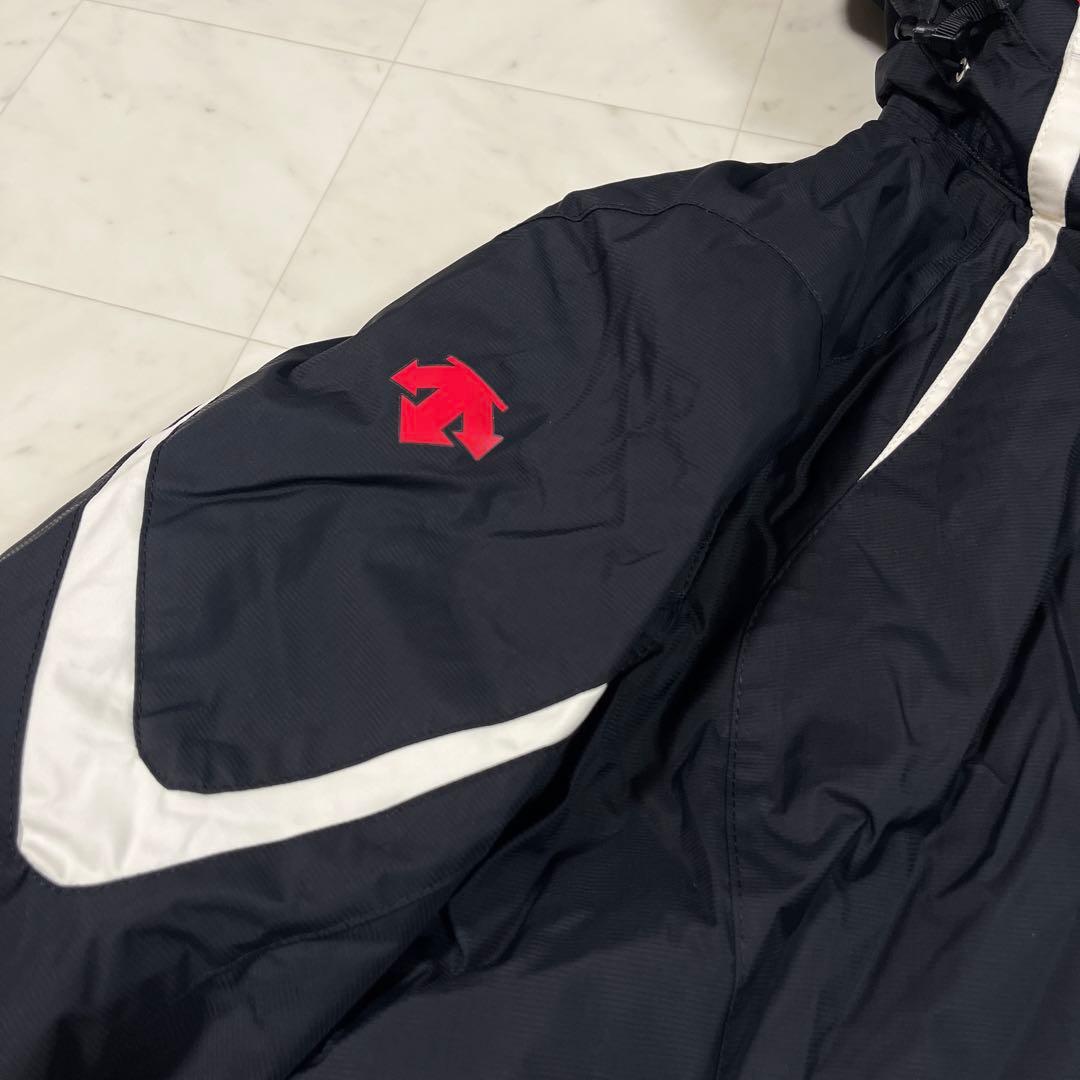 DESCENTE スキーウエア メンズ M ボードウエア ウエア上下 赤 黒