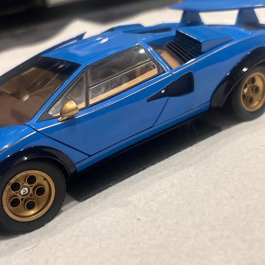 【ジャンク品】京商 1/18 カウンタック LP500S WW ブルー