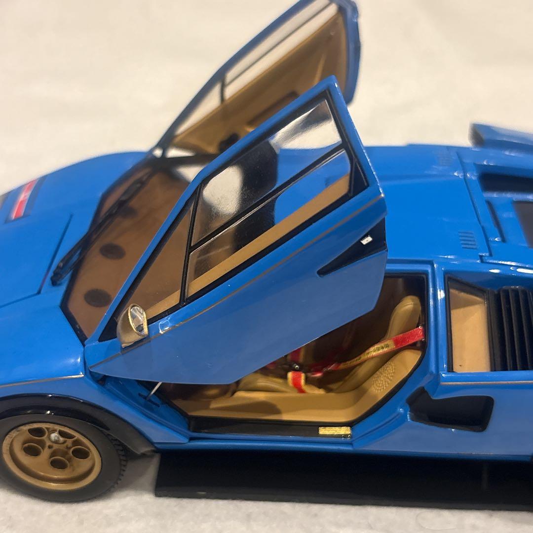 【ジャンク品】京商 1/18 カウンタック LP500S WW ブルー
