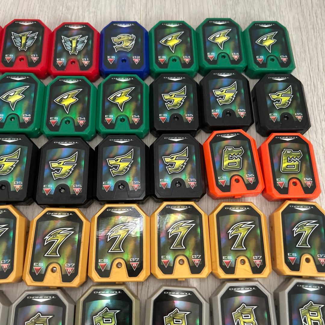 【人気戦隊】炎神戦隊ゴーオンジャー　炎神ソウル大量まとめ売りセット　77個　レア