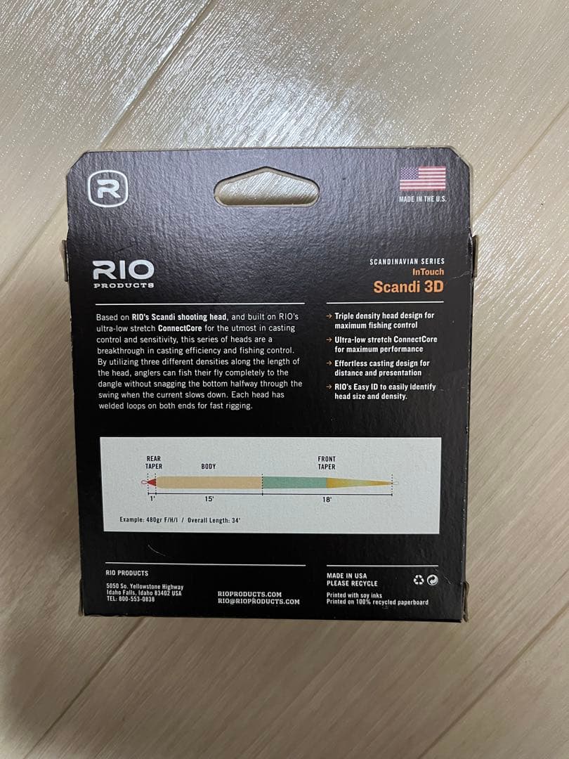 ルアー・フライ RIO InTouch Scandi 3D #11 H/I/S3