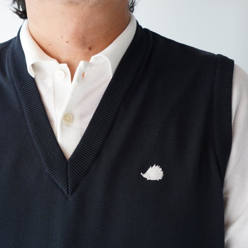 メンズウェア CLUBHAUS Fake layered Vest + Polo XL