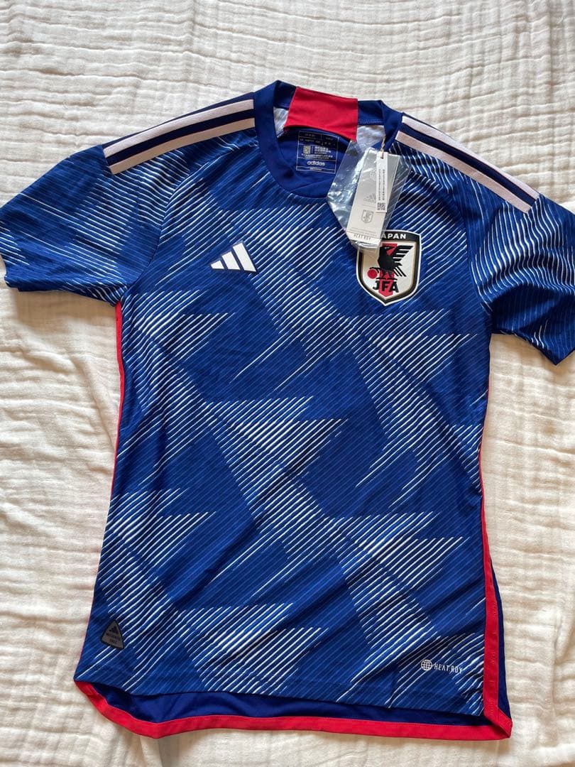 adidas サッカーウェア ジャパブルー Mサイズ