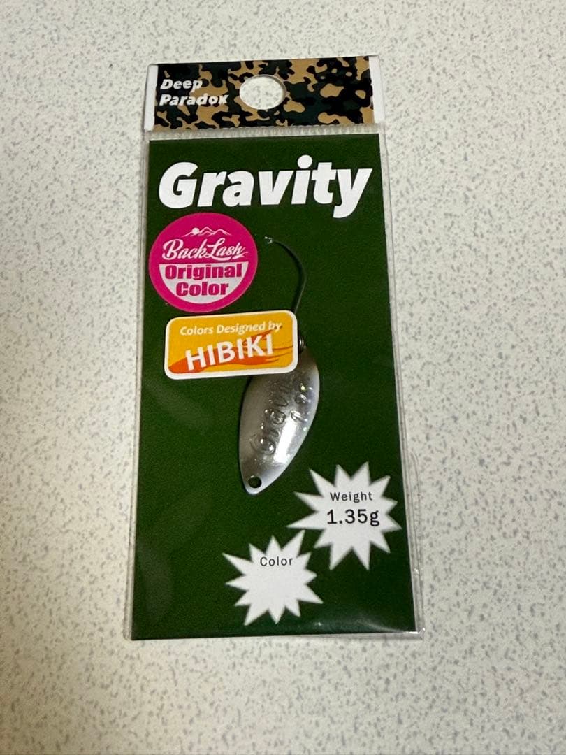 ディープパラドックス グラビティ 1.35g 1.65g オリカラ