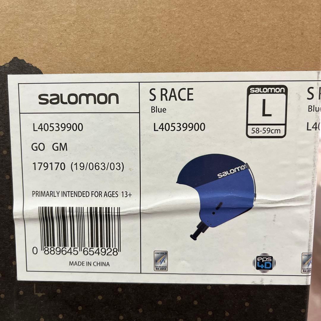 [fis対応]Salomon スキー用ヘルメット 青