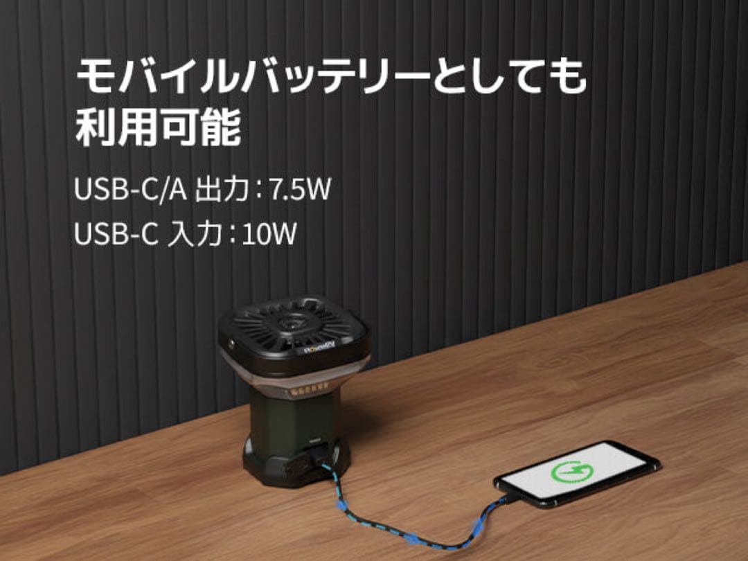 BougeRV CL03ランタン 多機能ランタン 3200lm 三脚付き