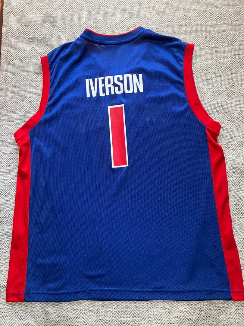 【希少】 NBA アレン・アイバーソン IVERSON ピストンズ　ユニフォーム