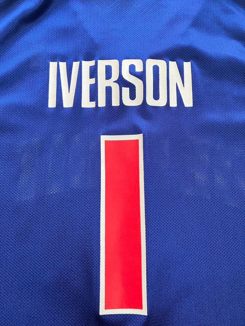 【希少】 NBA アレン・アイバーソン IVERSON ピストンズ　ユニフォーム