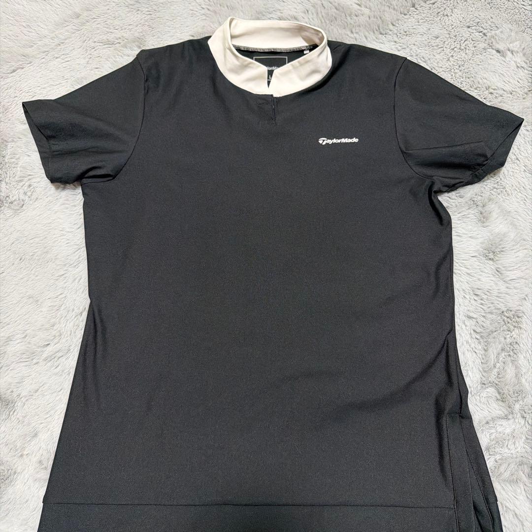 【美品、新品】TaylorMadブラックポロシャツとパンツのセット L