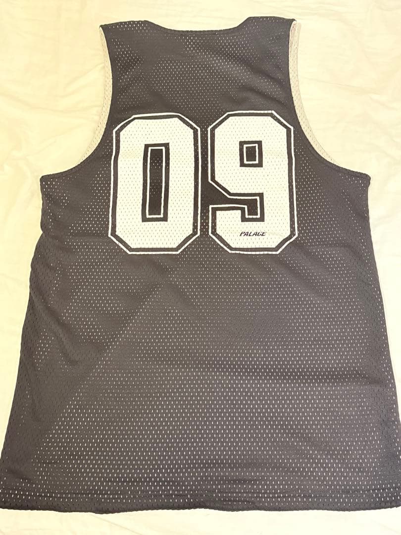 ウェア palace MESH REVERSO BORDER VEST BLACK