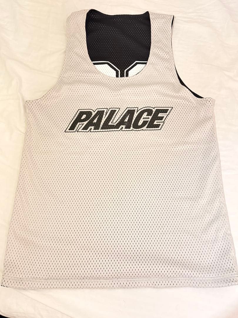 ウェア palace MESH REVERSO BORDER VEST BLACK