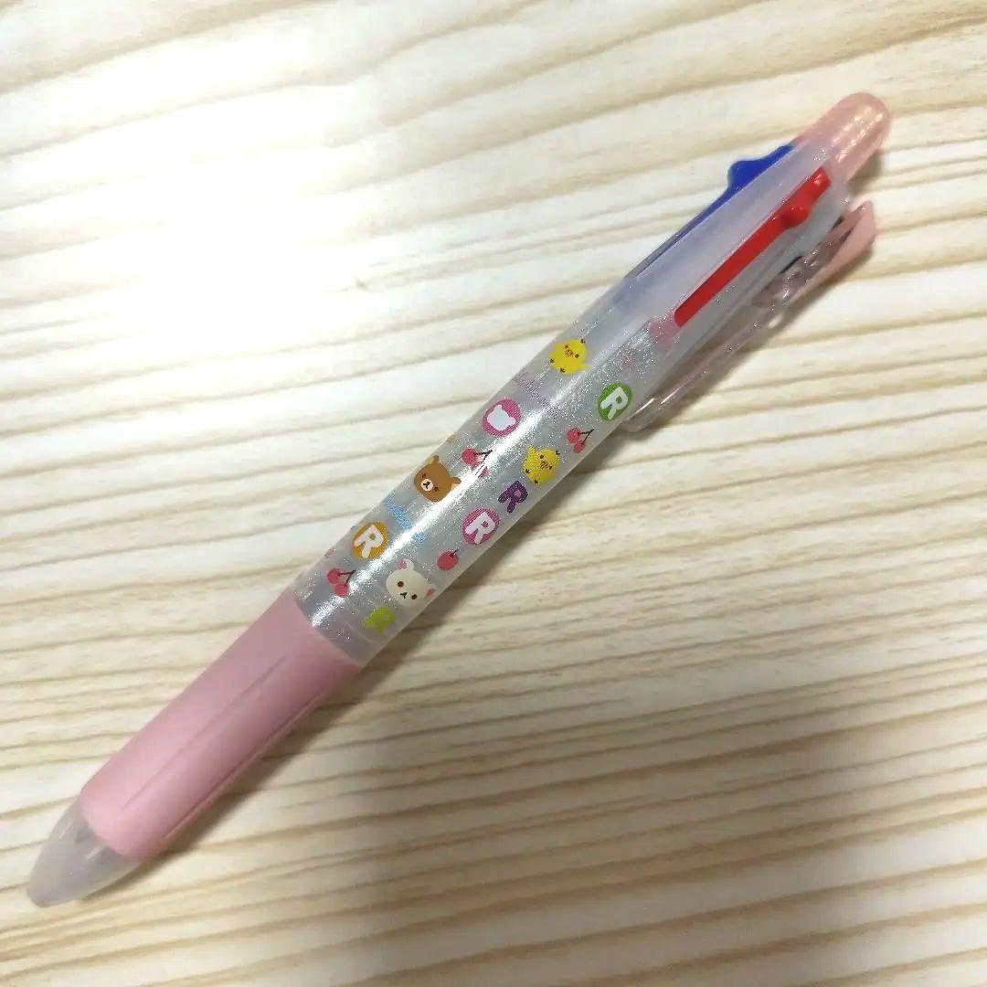SARASA3＋S リラックマ 多機能ボールペン（黒・赤・青＋シャープペン)