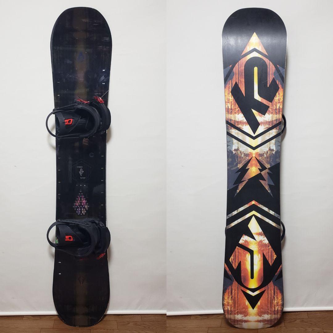専用 K2 SUBCULTURE 156cm オールラウンド スノーボードセット