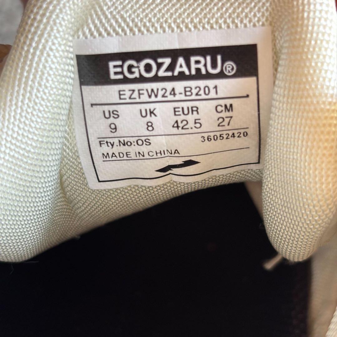 EGOZARU EGO BLAZE OFF WHITE×ORANGE 27cm