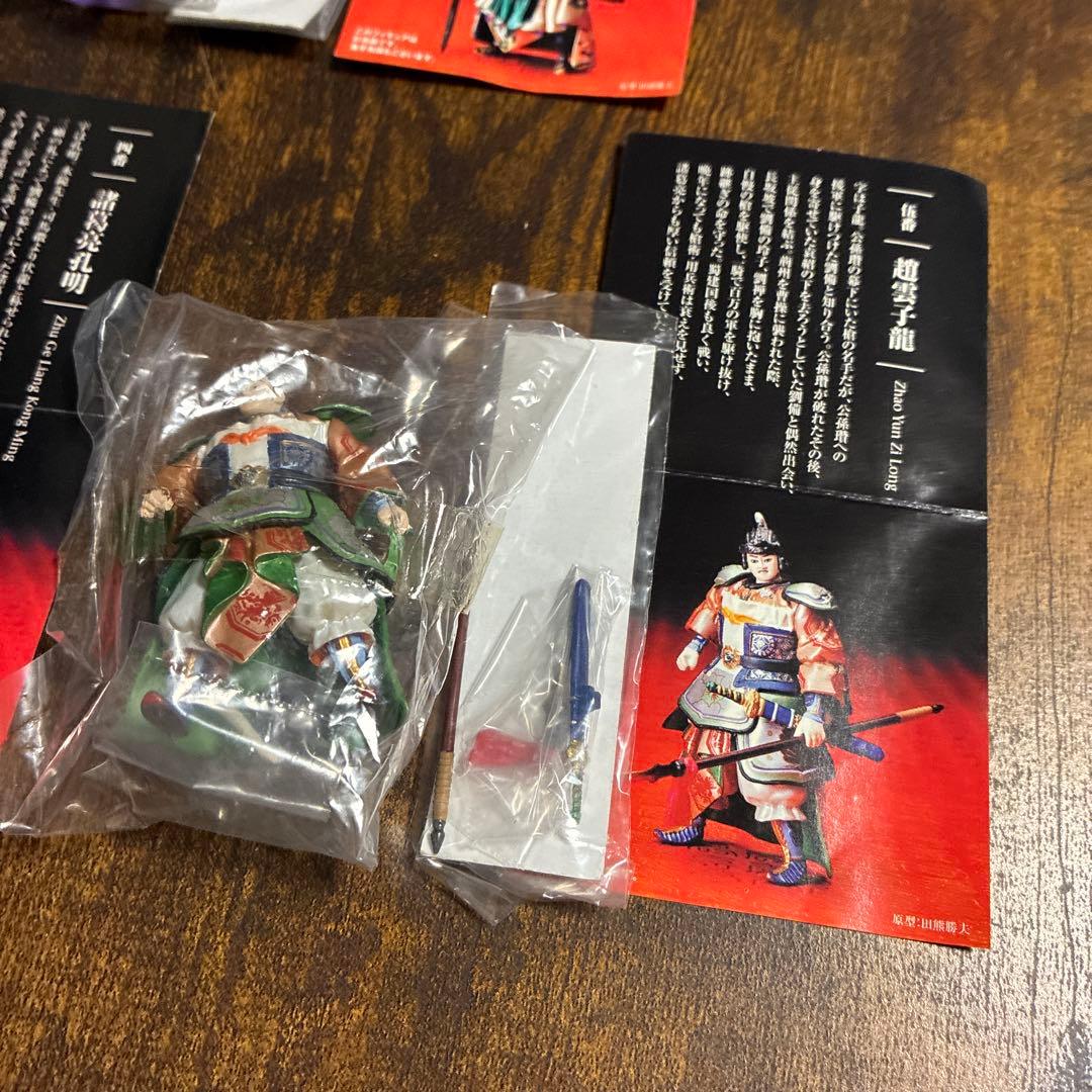 海洋堂 三国志 フィギュアコレクション第壱集 カラーver 5種コンプセット