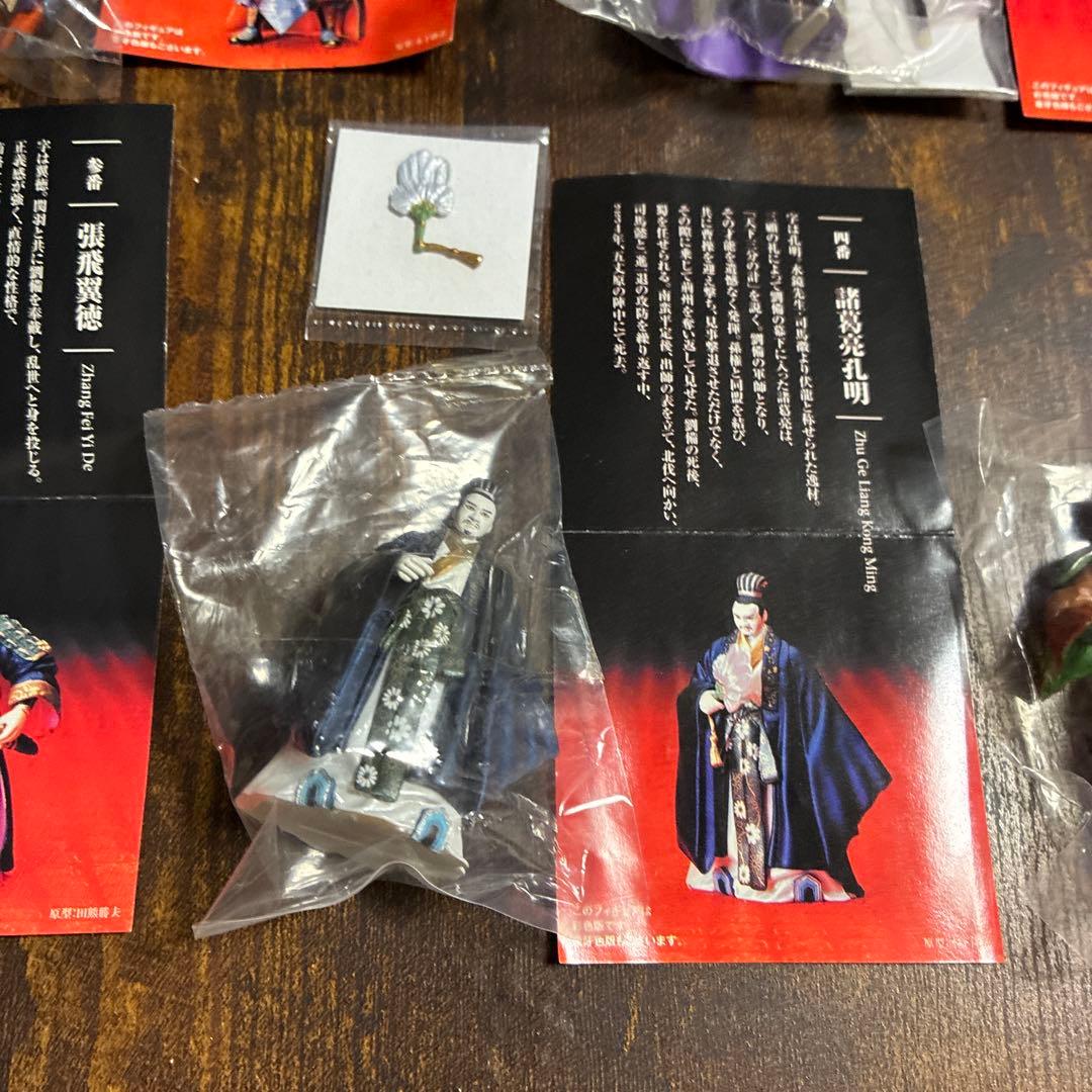 海洋堂 三国志 フィギュアコレクション第壱集 カラーver 5種コンプセット