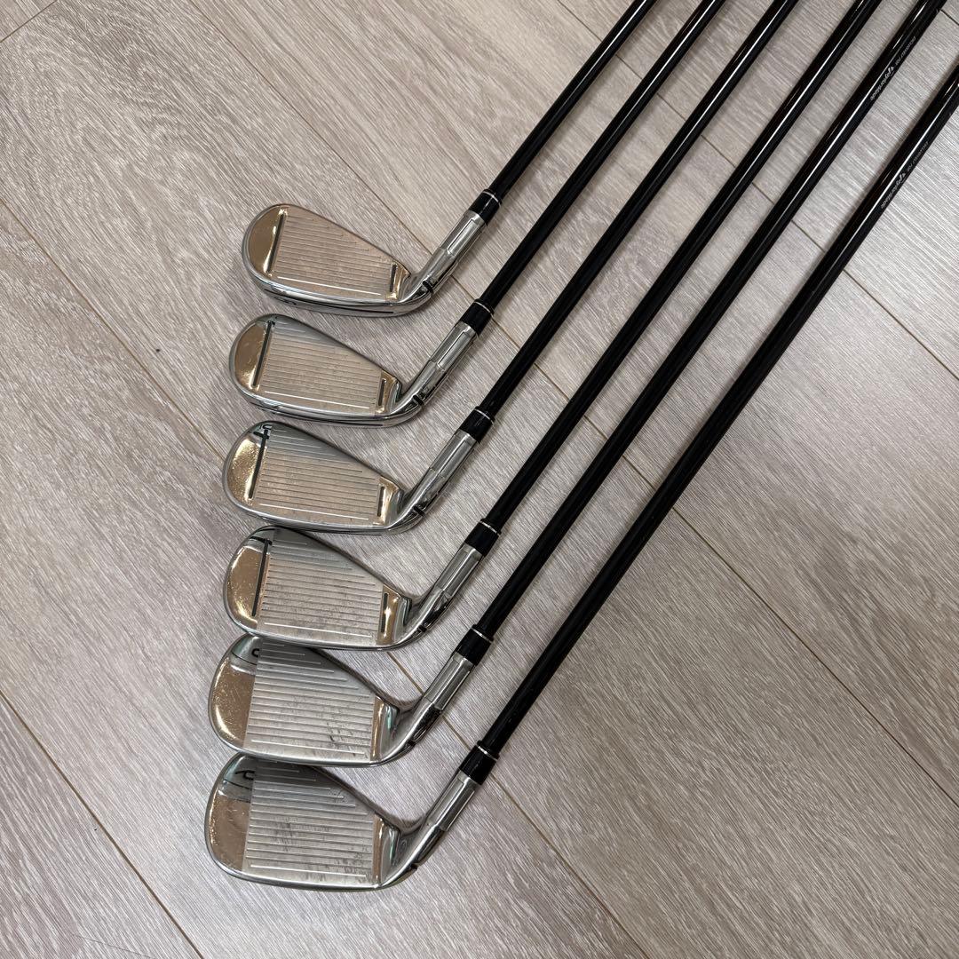 TaylorMade M4 アイアンセット 6本フルセット 純正カーボン S