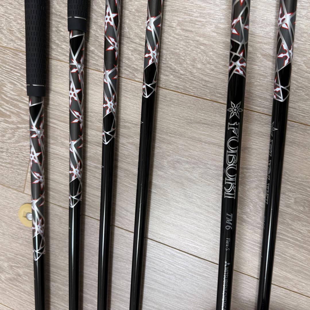 TaylorMade M4 アイアンセット 6本フルセット 純正カーボン S