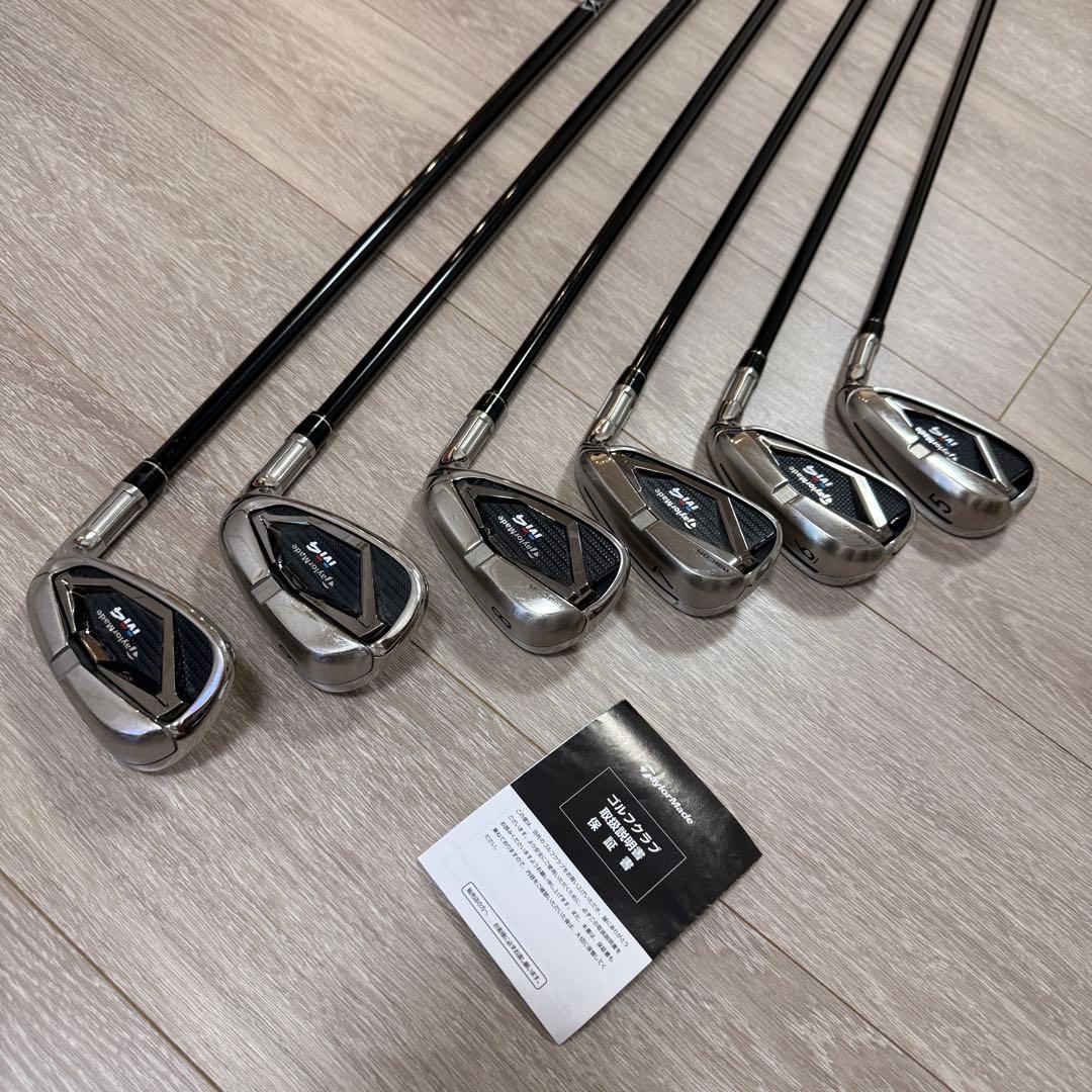 TaylorMade M4 アイアンセット 6本フルセット 純正カーボン S