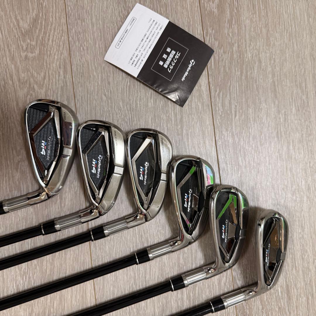 TaylorMade M4 アイアンセット 6本フルセット 純正カーボン S
