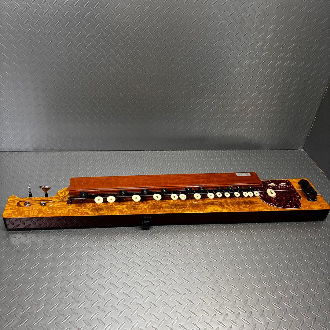 【美品】琴伝流 1弦 バス大正琴 キー ハードケース付 調律済 GOTOHペグ
