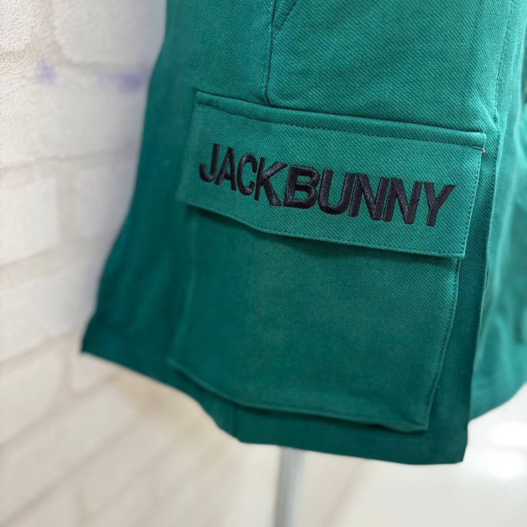 ★美品★ Jack Bunny ゴルフウェア 緑色 スカート インナーパンツ付き